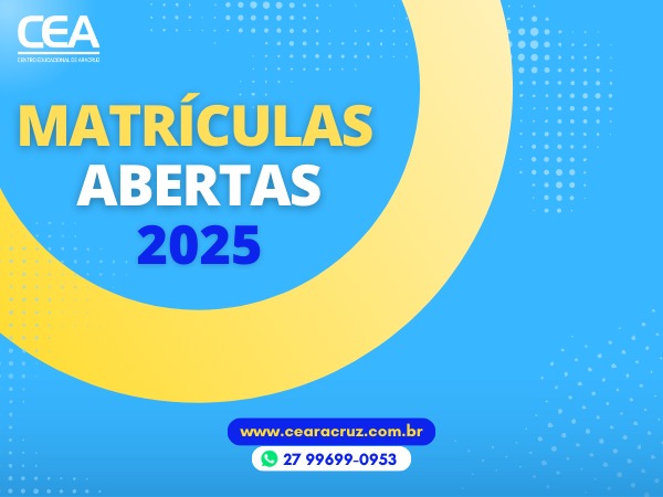 CEA inicia período de matrículas e rematrículas para o ano letivo de 2025 com plantão especial de atendimento