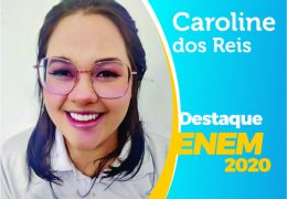 Caroline dos Reis Costa, de 18 anos, é ex-aluna do Ensino Médio do CEA. Foto: Divulgação