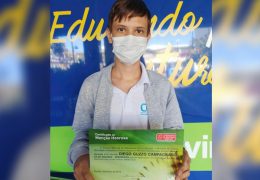 Diego Guzzo destaque na edição 2019 da OBMEP. Foto: Divulgação