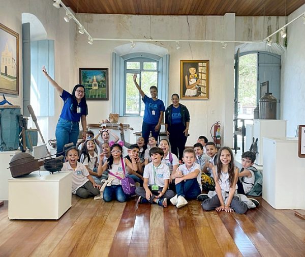 Experiência prática complementou aprendizados sobre história, museus e patrimônio cultural. Fotos: Divulgação.