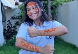 Amanda Bragança foi aprovada no vestibular para estudar Medicina. Foto: Arquivo Pessoal